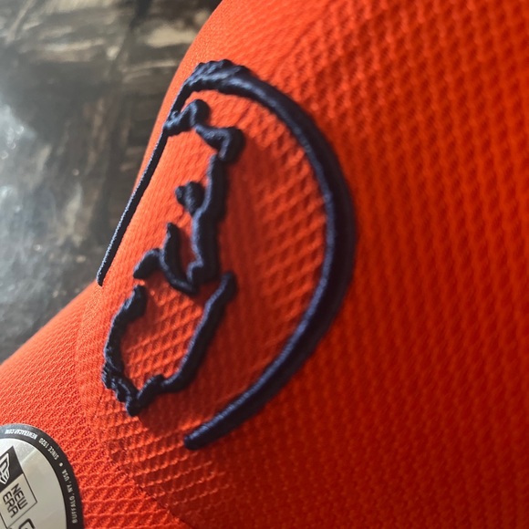 BEAR MOUNTAIN GOLF DIAMOND ERA MENS HAT DK ORANGE NEW ERA CONTOUR SIZE MED/LARGE - Picture 12 of 12